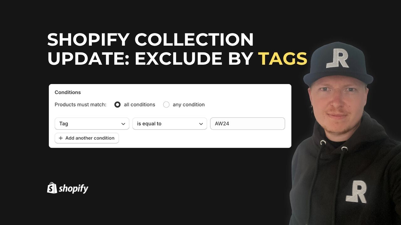 Shopify collection exclude by tags