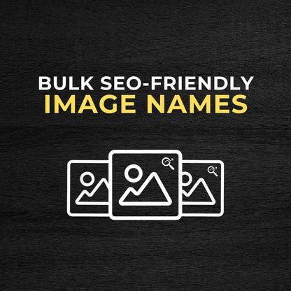 How to bulk edit and rename image names