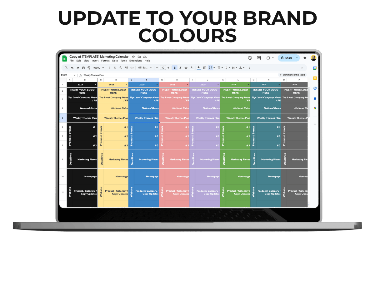 Digital Marketing Calendar