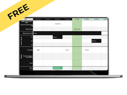 Digital Marketing Calendar