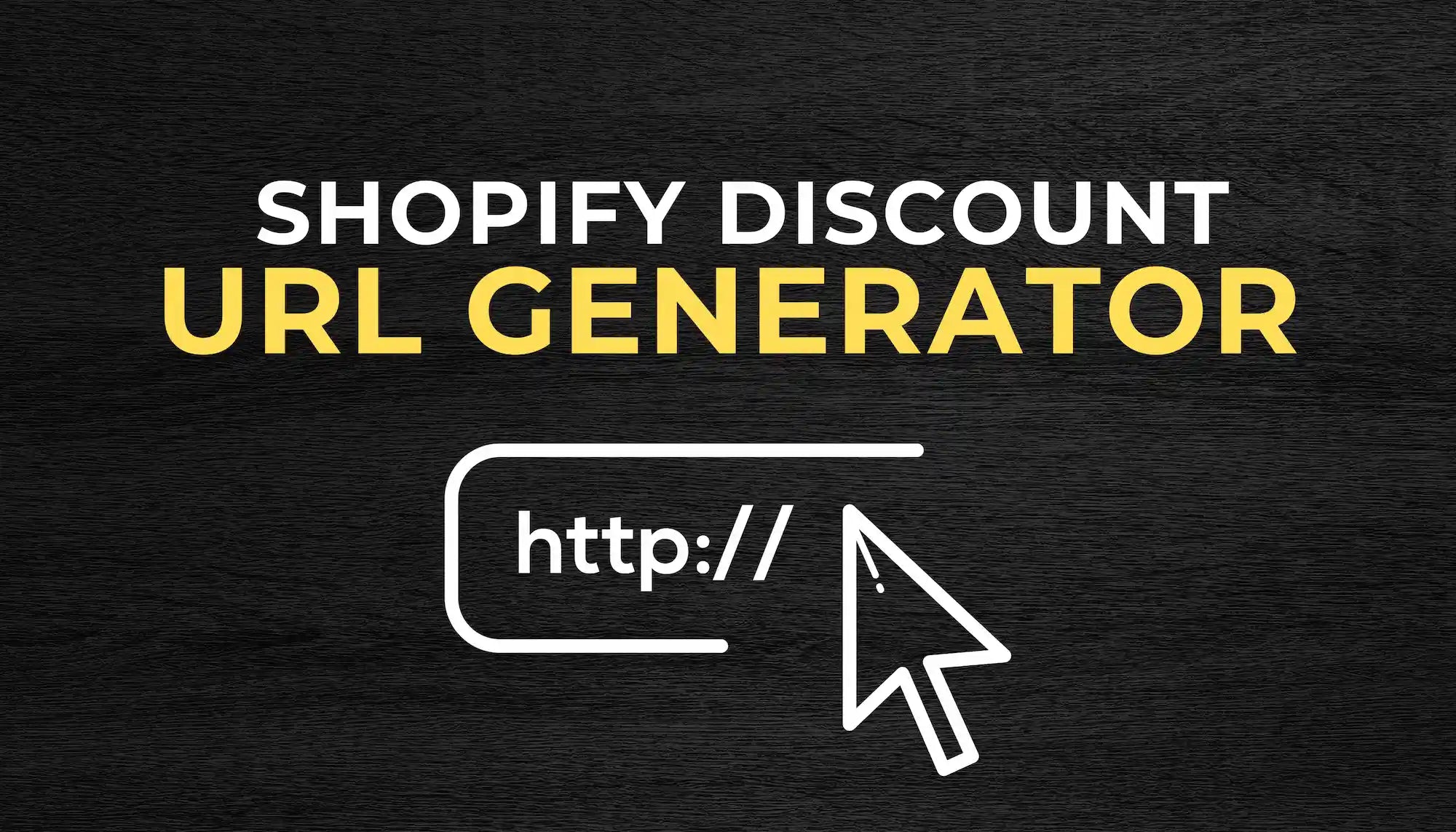 Creating shopify discount code urls