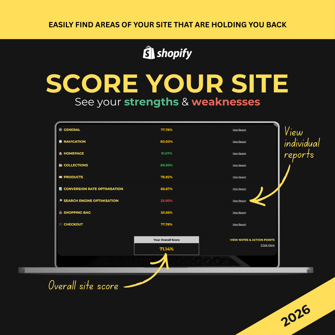Frontend Ecommerce CRO Site Audit Checklist